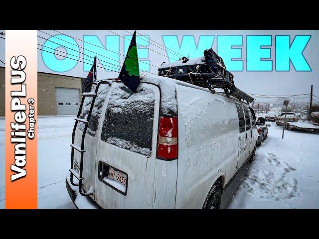 Canadian Winter in a Van - What it's ACTUALLY Like: One Week