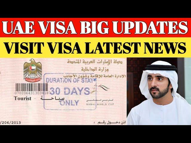 UAE Visa Update 13th October 2024 || Dubai Visit Visa Latest Update || UAE Work Visa Latest News