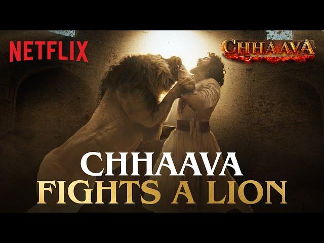 Chhaava’s RAW & LEGENDARY Lion Fight   | Vicky Kaushal | Netflix India