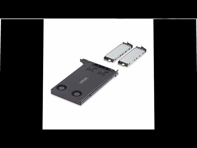 Maximize Your Storage: StarTech Dual M.2 NVMe PCIe SSD Removable Card Enclosure