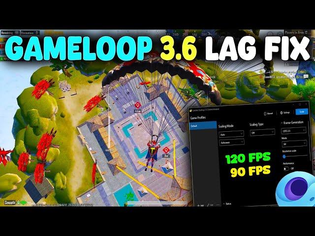 GAMELOOP 3.6 UPDATE ULTIMATE LAG FIX  FOR LOW END PC || HINDE || ZIMO TDM ||