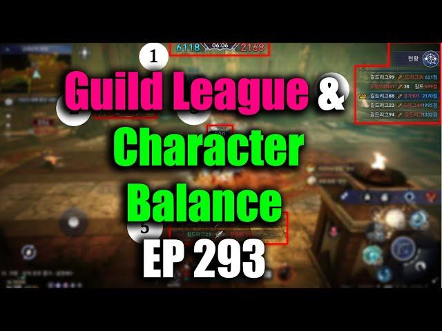 Black Desert Mobile Guild League & Character Balance EP 293