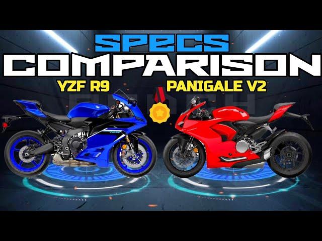 2025 All New Yamaha YZF R9 ️ Ducati Panigale V2 | Quick Specs Comparison | Which one? 