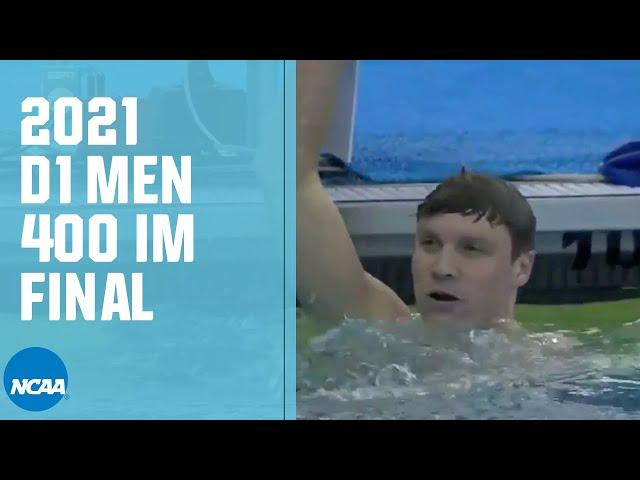 Incredible comeback in the 400 Individual Medley | 2021 NCAA Swimming Championships