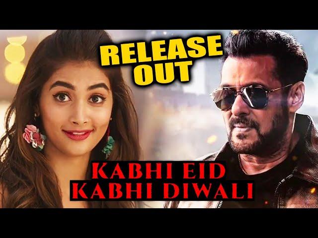 Big News! Kabhi Eid Kabhi Diwali RELEASE DATE Out | Salman Khan | Pooja Hegde