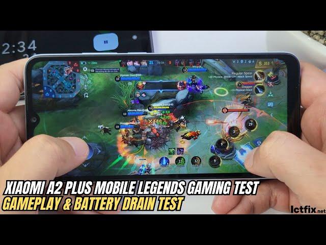 Xiaomi A2 Plus Mobile Legends Gaming test | Helio G36, 3GB RAM