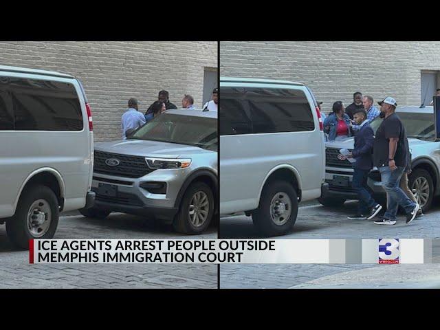 ICE Agents arrest people outside Memphis Immigration Court