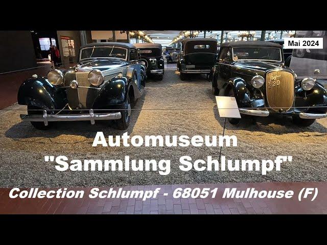 Automuseum "Sammlung Schlumpf" in Mulhouse (F) - Mai 2024 - das größte Automobilmuseum der Welt.