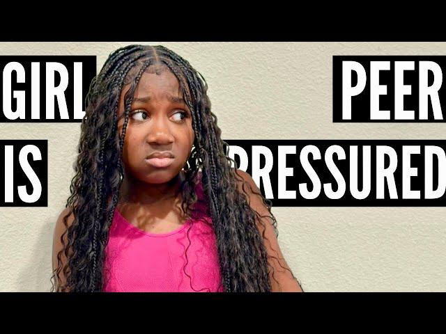 Girl PEER PRESSURES Her FRIENDS, She Learns Her Lesson (FULL MOVIE)