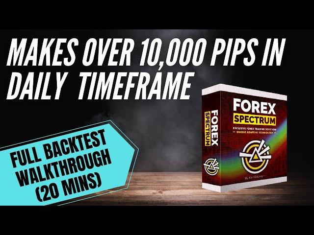 Forex Spectrum - Over 10,000 pips - Full Manual Backtest (20 minutes)