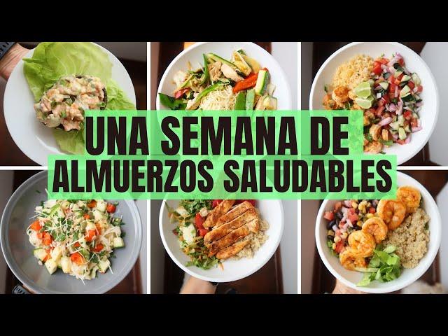 UNA SEMANA DE ALMUERZOS SALUDABLES | Michela Perleche