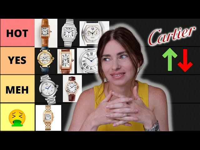 Ranking Cartier watches: Santos, Tank, Panthere, Ronde