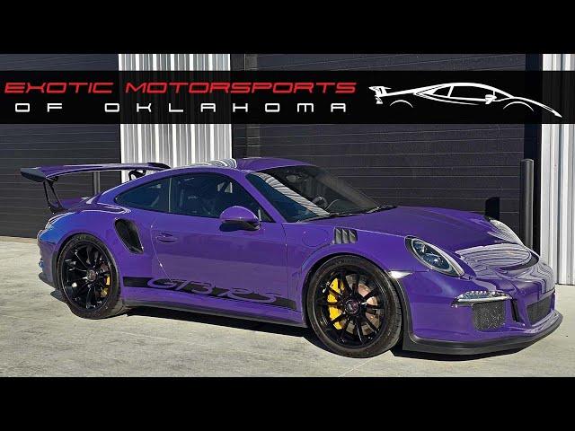 C1538 2016 PORSCHE 911 GT3 RS - Ultraviolet * Ap Racing * P1 Designs * Sharkwerks * Roll Cage