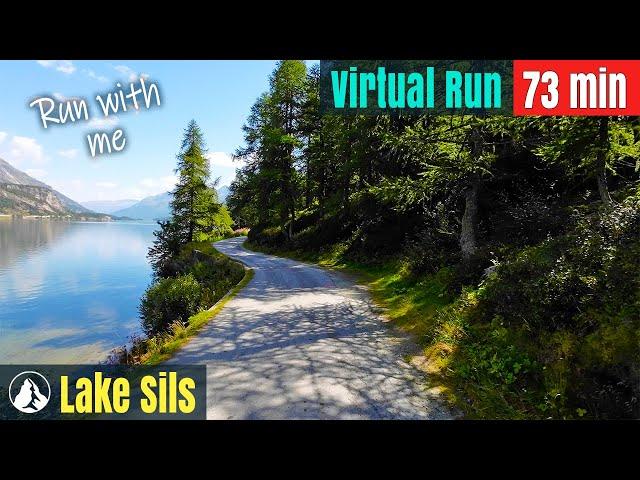 The Most Beautiful Lake!  Switzerland Wonderland | Virtual Run #102