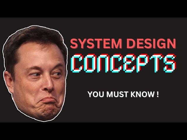 System Design Concepts You MUST Know for Interviews!