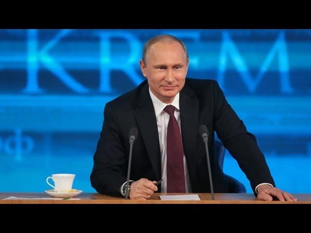 Vladimir Putin on Edward Snowden at press conference