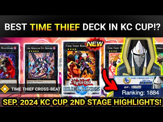 BEST TIME THIEF DECK IN KC CUP!? RESULTS REVEALED! KC CUP 2ND STAGE HIGHLIGHTS! [Yugioh Duel Links]