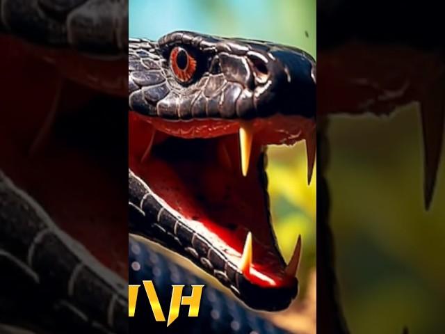 black mamba in the world #snake #shorts #factsinhindi #animals