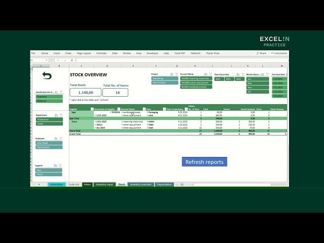 Excel Inventory Management Template