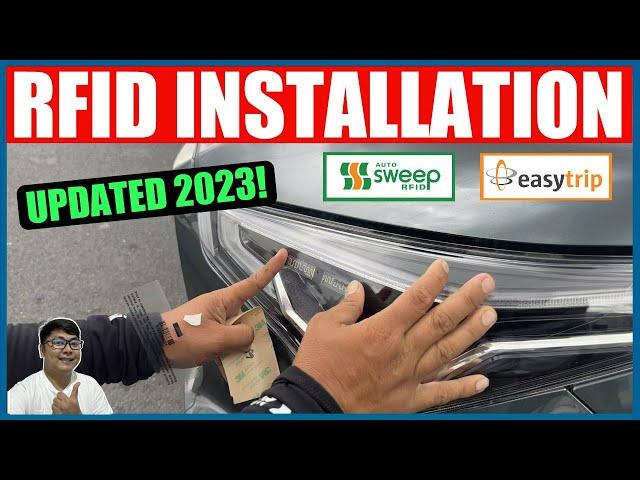 PAANO MAGPAKABIT NG RFID STICKER | AUTOSWEEP & EASYTRIP | UPDATED 2023