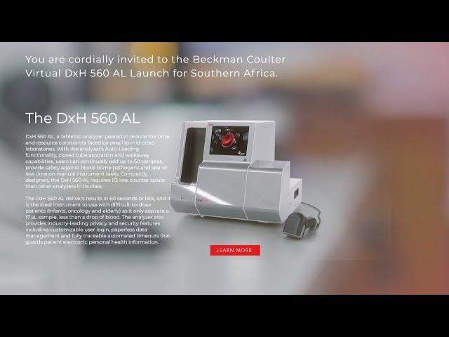 Beckman Coulter DxH 560 AL Launch