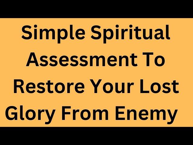 Restore Your Lost Glory Back