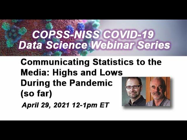 COPSS-NISS COVID-19 Data Science Webinar Series