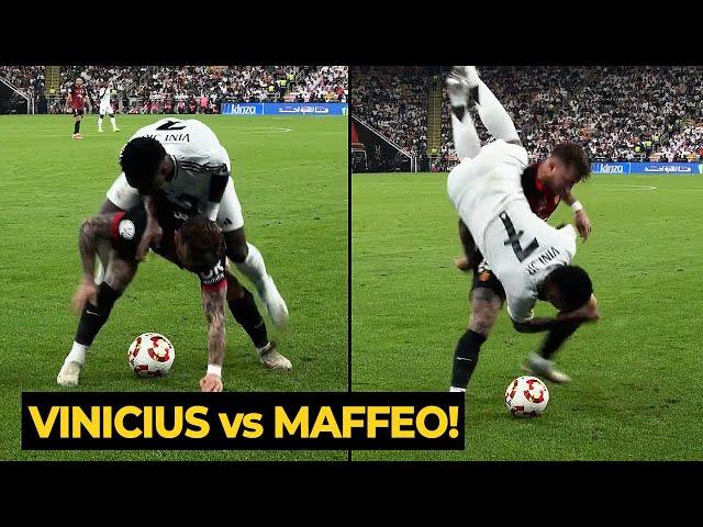 Vinicius Jr crazy duels as smacking down by Mallorca player, but look at his reaction...