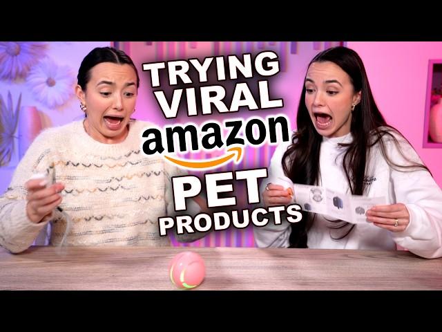 Trying Viral Amazon Pet Products! - Merrell Twins