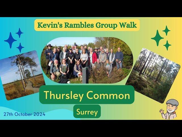 Kevins Rambles October walk at Thursley Common