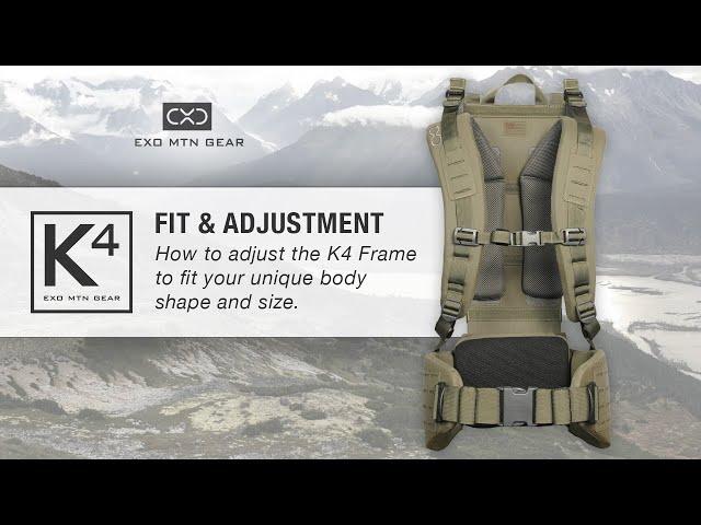 K4 Packs — Fitting & Adjustment — Exo Mtn Gear