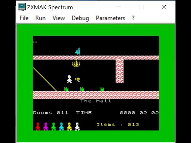 Jet Set Willy II - ZX Spectrum - ZXMAK 0.280E beta 3 emulator