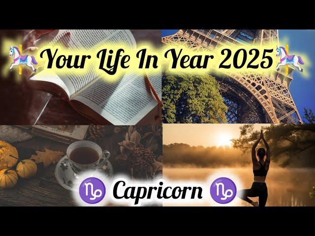  CAPRICORN  (मकर राशिफल)  YOUR LIFE IN YEAR 2025 🩷 OVERALL PREDICTION #tarot #viralvideo #tarot