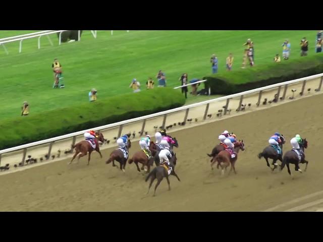 COMPLETE JUSTIFY 2018 Belmont Stakes Triple Crown Race, from Starting Gate Load to Finish Line Win!