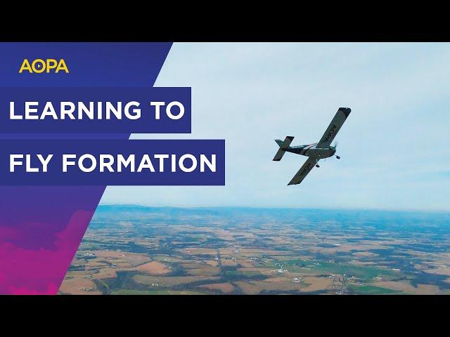 What it's like to train for formation flying