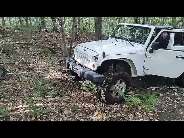 JEEP JK 8500LBS WINCH TEST TUNDRA TESTED