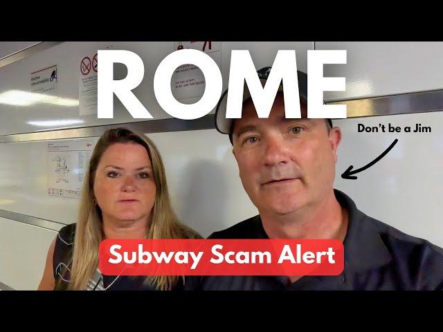 ROME SUBWAY SCAM  | Our Shocking Experience at Termini Station and What You Should Watch Out For