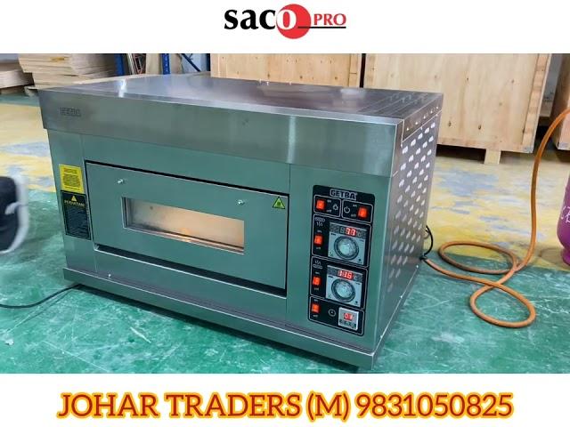 1Deck 2Tray Gas Baking Oven | Commercial Gas Baking Oven | Bakery Machinery | Heavy Duty Oven