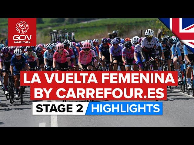 A Day For The Sprinters To Test Their Legs! | La Vuelta Femenina 2023 Highlights - Stage 2