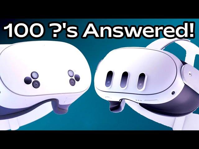 Answering YOUR 100 questions: VR Games, Accessories, Quest 3 3S & MORE