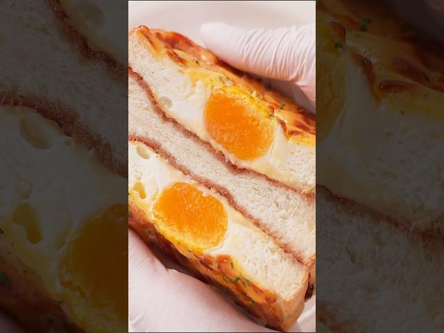 Delicious Egg Cheese Toast #egg #cheesetoast