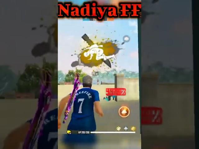 Nadiya ff || Angry  Nadiya ff || Confidence Gameplay Nadiya ff #shorts #freefire #nadiyaff