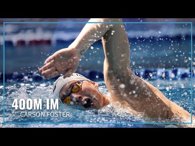 Carson Foster Dominant Swim in 400M IM | 2025 TYR Pro Swim Series Westmont