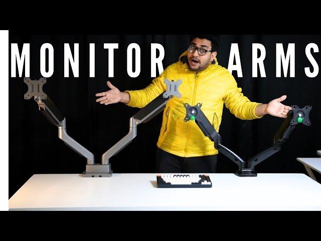 Best Dual Monitor Stand To Increase Productivity | Dual monitor Arm | Jin office | The Tech Escape