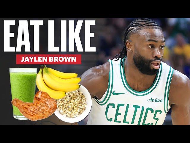 Everything Boston Celtics Star Jaylen Brown Eats In A Day  | Eat Like | Men's Health