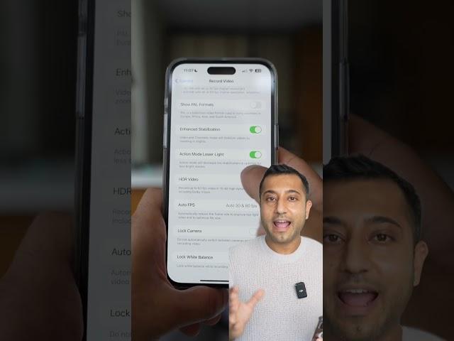 Turn this setting OFF for better video quality on iPhone #tailormadetech #apple #iphonevideography