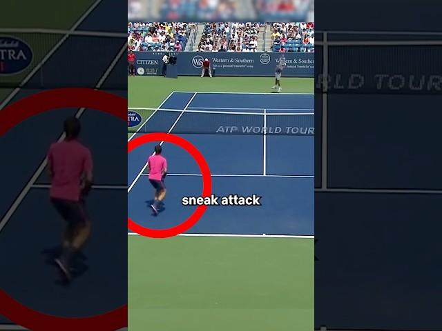 The Secret Behind Federer’s SABR #tennis #tenniscoach #rogerfederer
