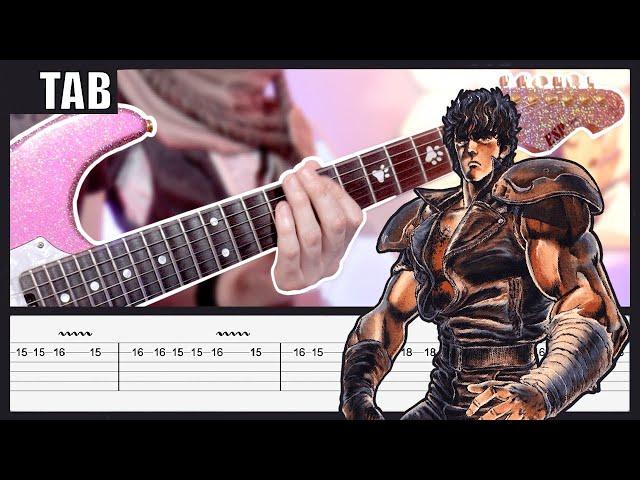 [TAB] Hokuto no Ken - You wa shock Op1 Cover | Guitar Tab | Lesson | Tutorial