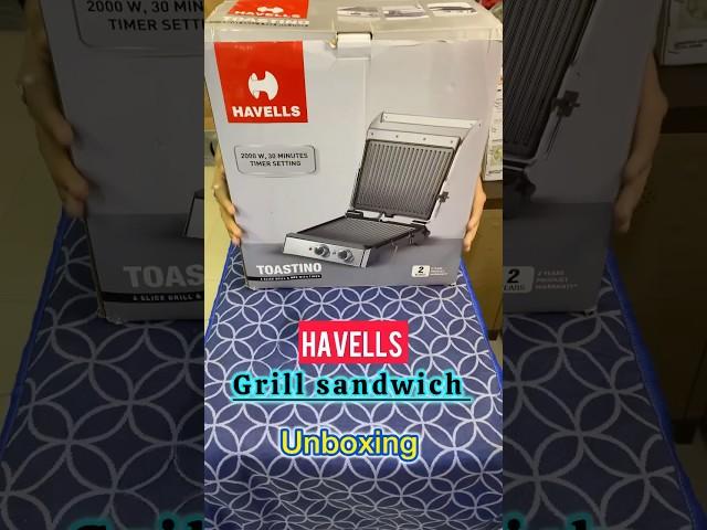 Havells toastino grill sandwich Unboxing #rahulkhurana #unboxing #howtouse #shorts  #uses  #youtube