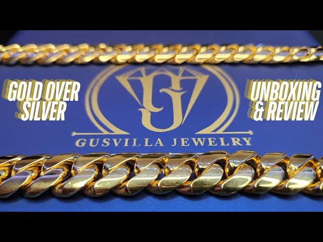 Best Goldplated Chain in the Game! Gus Villa Jewelry Gold Over Silver Miami Cuban Link!